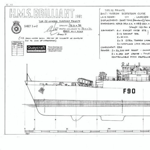 HMS Brilliant 1981