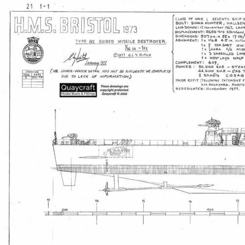 HMS Bristol 1973