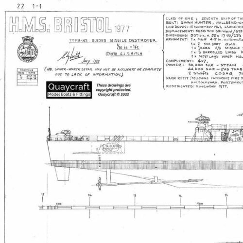 HMS Bristol 1977